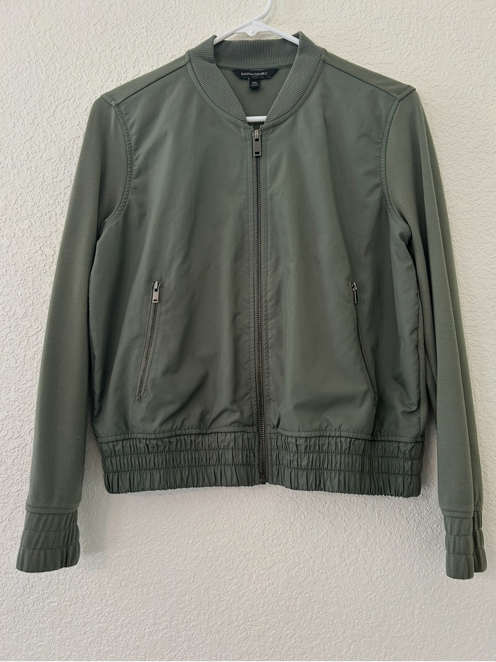 Banana Republic Olive Bomber Jacket